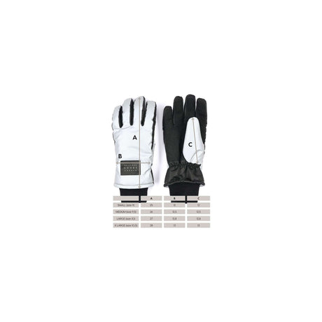 Weathergoods sweden refl. handschoenen luna silver s