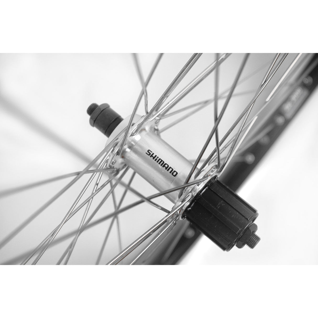 Achterwiel 28-15 8-13 8 622 Shim. 8 9V velg Alu zwart