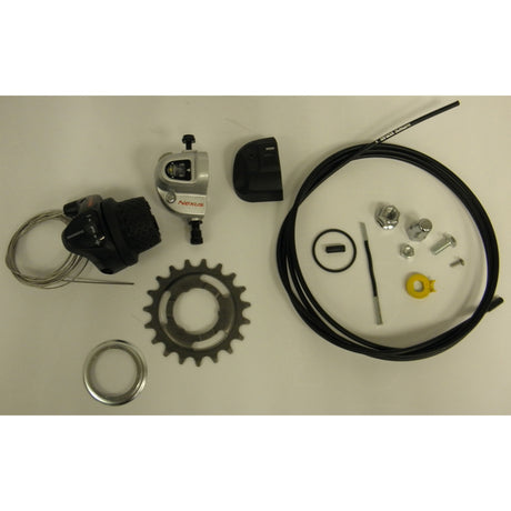 Achterwiel 28-15 8-13 8 Nexus 3V RN RVS spk zwart velg