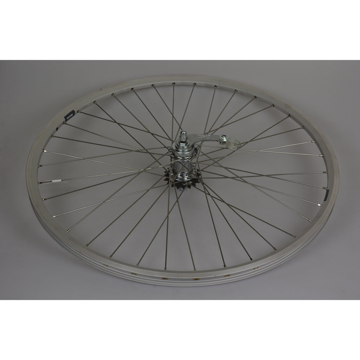 Roland achterwiel 28 19-622 zac 2000 zilver 36 spaak inox remnaaf