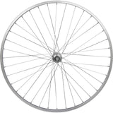 Roland achterwiel p24h 28 36g 7v pion vaste as alu zilv