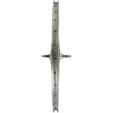 Roland achterwiel p24h 28 36g 7v pion vaste as alu zilv