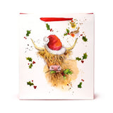 Jan pashley kerstmis highland coo cadeautasje xl