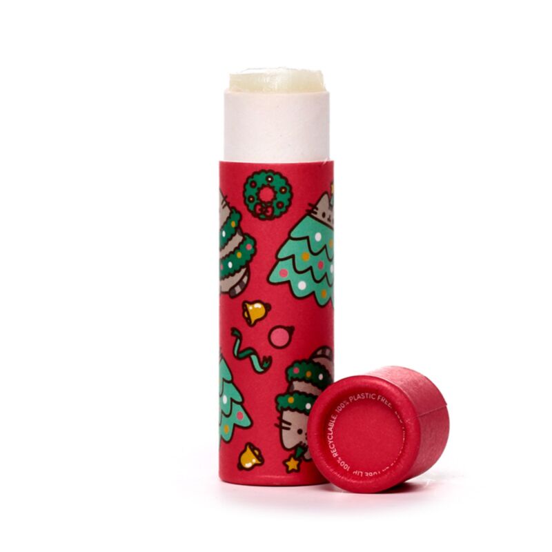 Union kerstmis pusheen de kat papier lipbalsem stick