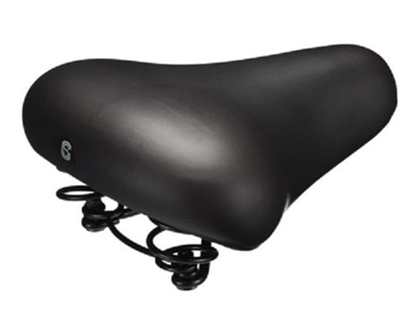 Selle comfort zadel city foam zwart met strop