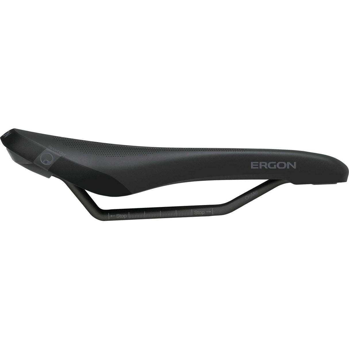 Ergon zadel SM Sport gel dames S M zwart