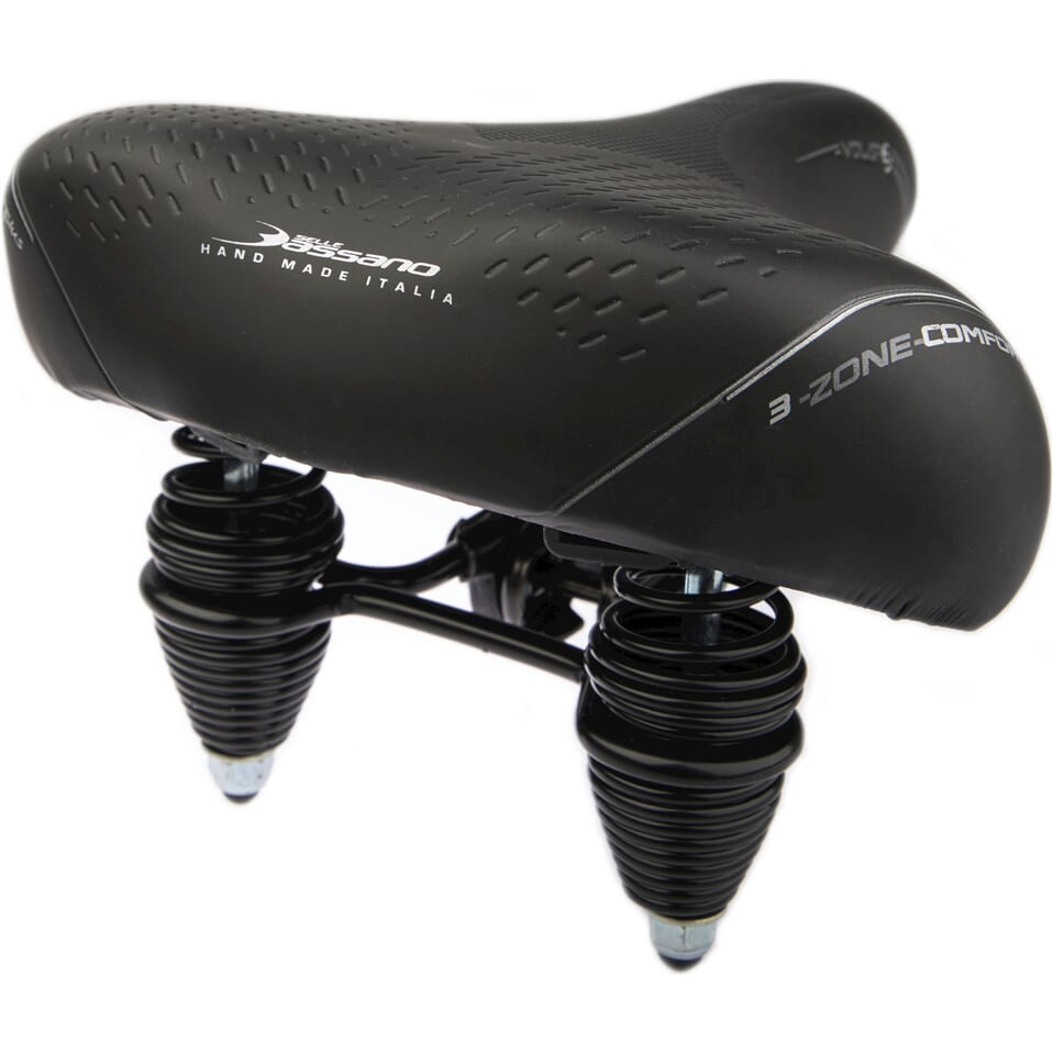 Selle Bassano Zadel Sb XXL cruiser zwart