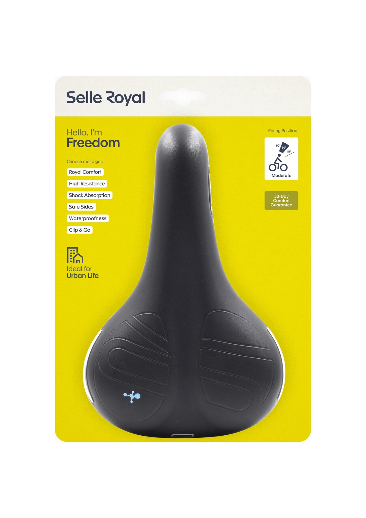 Selle Royal Zadel Premium Freedom Strengtex Dames Zwart