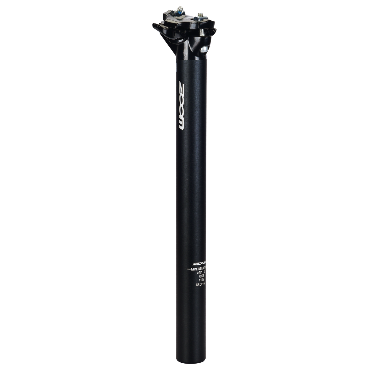 Hulzebos cycle parts b.v. zoom zadelpen 30.9 vast atb 2-bouten 350 mm zwart