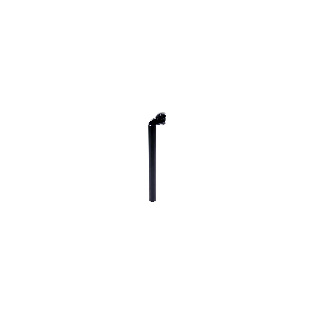 zadelpen vast 27.2 x 350 mm aluminium zwart