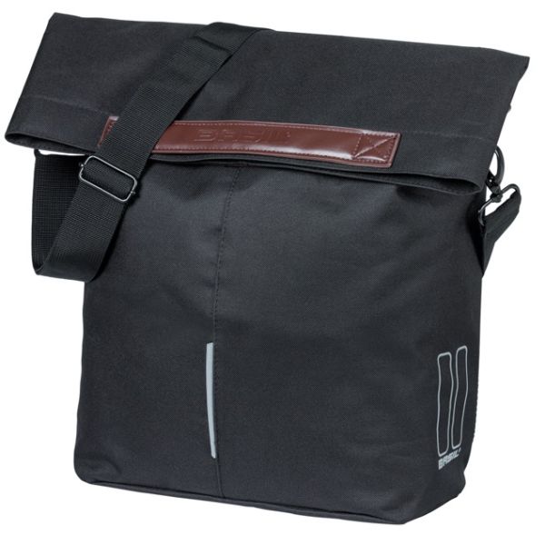 Basil fietsshopper city mik hooks 14-16l 13 x 29 x 31 cm - zwart