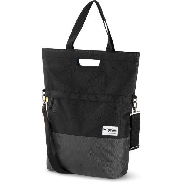 Urban Proof fietsshopper Recycled zwart grijs