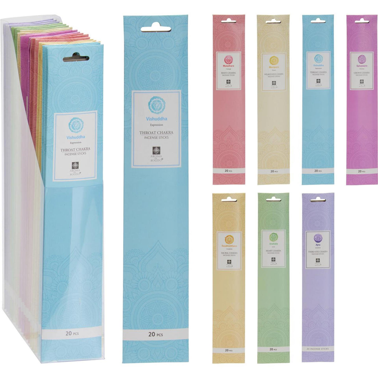 Wierookstokjes set van 20 stuks