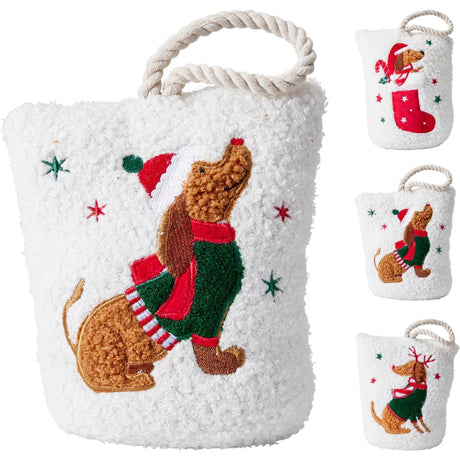 Home styling deurstopper 20x18cm 3ass hond