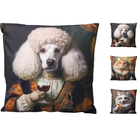 Home styling kussen dieren print 45cm 3 assorti
