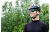 Trivio - fietsbril hadley rood wit met 2 extra lenzen