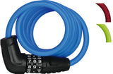 Abus Cijfer Spiraal Kabelslot 150cm Rood