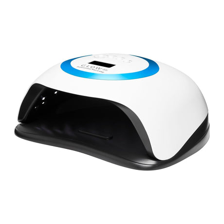Glow v1 uv led lamp dual 168w wit met metallic blauw