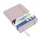 Kangaro schetsboek - a6 - violet - pu hardcover - met elastiek en lint - k-861213