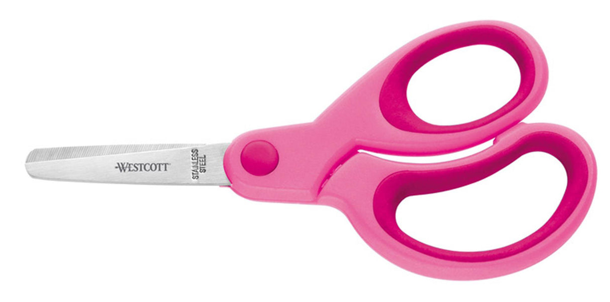 Westcott schaar kids 13cm softgrip rond
