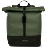 Urbanproof tas double roll up recycle 38l groen