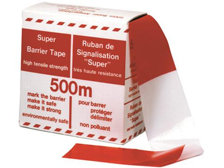 Tancco afzetband rood wit 500lg 80br
