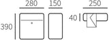 Allux brievenbus 200 groen - 40010268