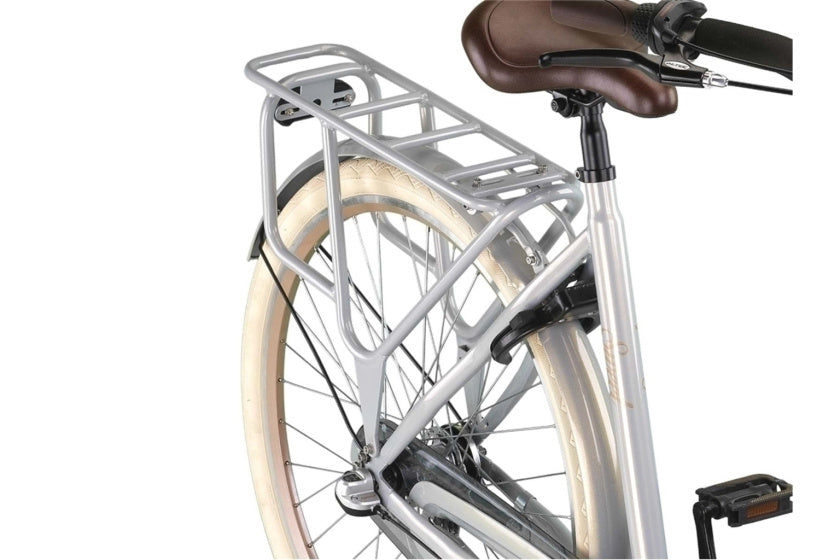 Altec sweet moederfiets 28 inch 56 cm dames 3v rollerbrake zilver