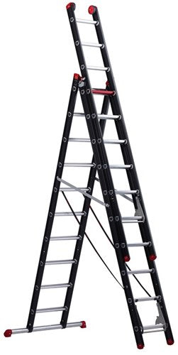 Altrex mounter 3-delige reformladder zr 3072 3 x 10 - 123610