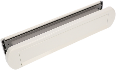 Ami briefplaat tochtklep ep 975 wit9016 schachtdelen deurdikte 53 57 climate comfort - 400689