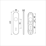 Ami kortschild 177 1 slg 72 klik f-1 - 210204