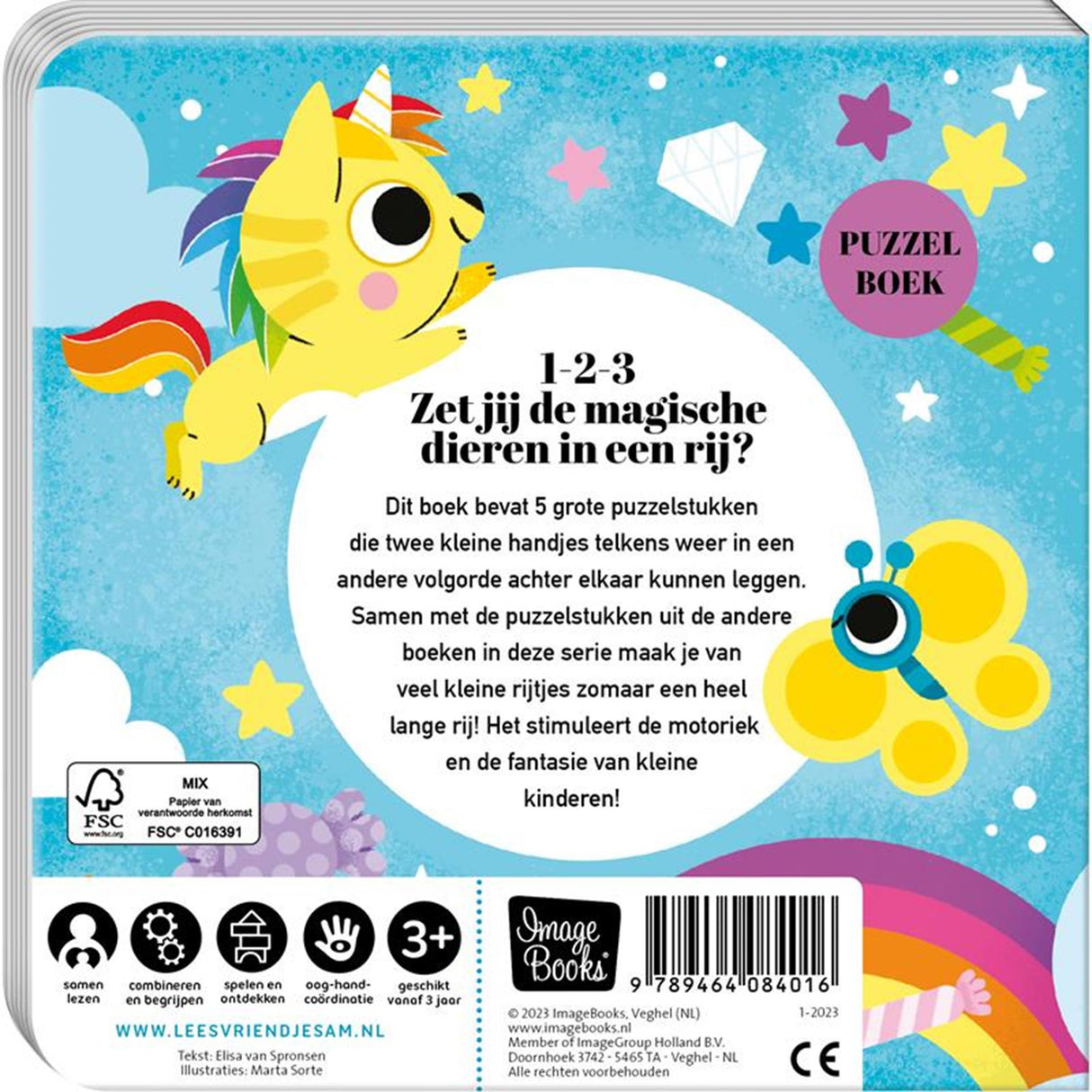Imagebooks vriendjes in een rij - in fantasieland