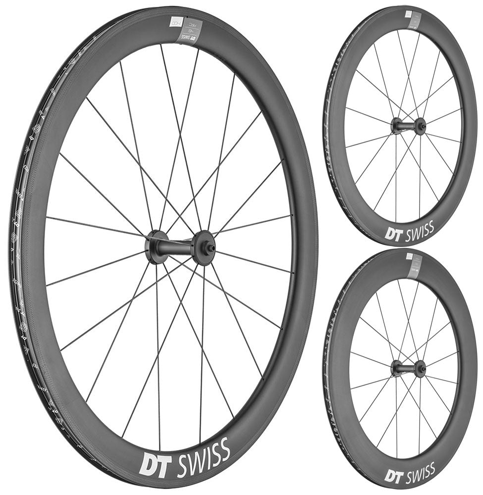 Dt swiss arc 1400 dicut® carbon front wheel | 62 mm