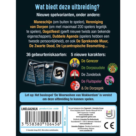 Zygomatic board game studio de weerwolven van wakkerdam - volle maan