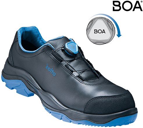 Atlas werkschoen sl 9645 xp 2.0 boa laag s3 | zwart blauw | maat 47 - 00.012.104.47