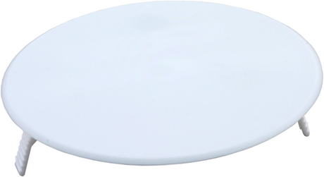 Attema enzo blindplaat rond met klemmen wit 9.5cm 4213980