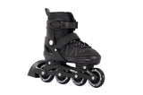 Aventuri verstelbare inline skates semi-softboot zwart maat 38-41 (l)