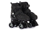 Aventuri verstelbare rolschaatsen semi-softboot zwart maat 31-34 (s)