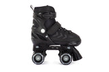 Aventuri verstelbare rolschaatsen semi-softboot zwart maat 35-38 (m)