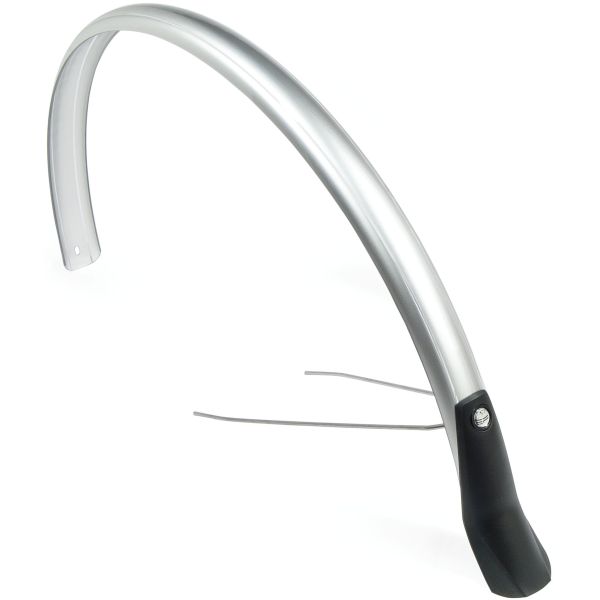 spatbordenset Snello 28 inch 46 mm kunststof zilver