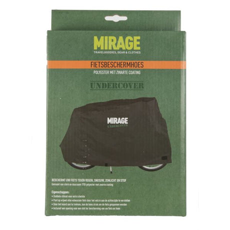 Mirage fietsbeschermhoes undercover 170d zwart, polyester
