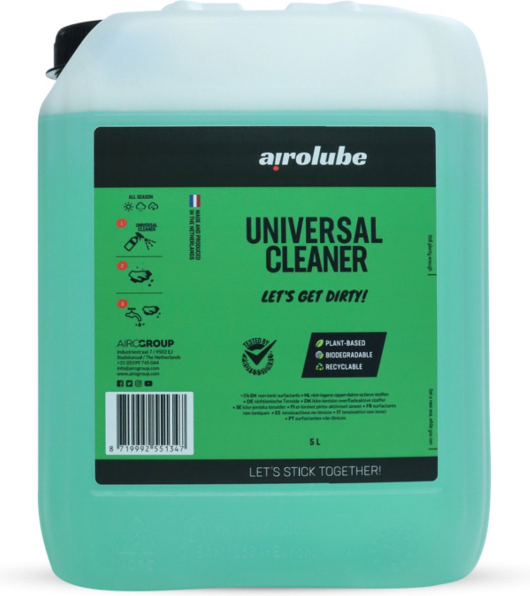 Airolube BC0303A Universal cleaner 5L