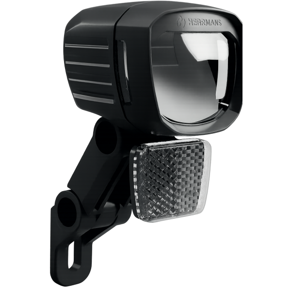 Herrmans koplamp nordic mr9 dynamo 180 lumen - zwart