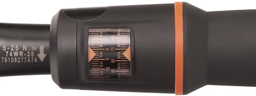 Bahco momentsleutel | dubbelschaal | vaste ratelkop 5-25 nm - 74wr-25