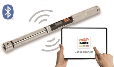 Bahco digitale moment- en hoeksleutel | bluetooth® | vaste ratelkop | met geheugen | micro | 6.8-135nm - tawmb9135m