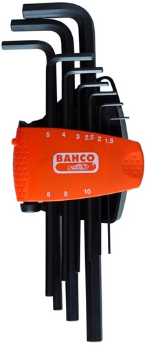 Bahco inbussleutelset lang 6-kant 9-dlg | be-9588