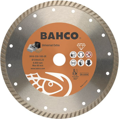 Bahco slijpschijf | diamant | voor betontegels en bouwmaterialen | 125 x 2.5 x 22.23 mm - 3916-125-10s-ue