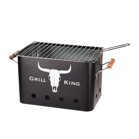 Bbq barbecue mat zwart 32x20x20cm