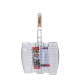 Bbq barbecue visgrill metaal 36x36cm