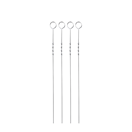 Bbq barbecue vleesspiezen 38cm 4 stuks